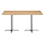 Flash Furniture Bennett Wooden Commercial Indoor Table, 30" x 60", Natural Top/Silver Base (GSF3060NTT2222S)~#|#~BF7A5131-5DEC-45BD-BE7635AF16B9B6F7_sc7