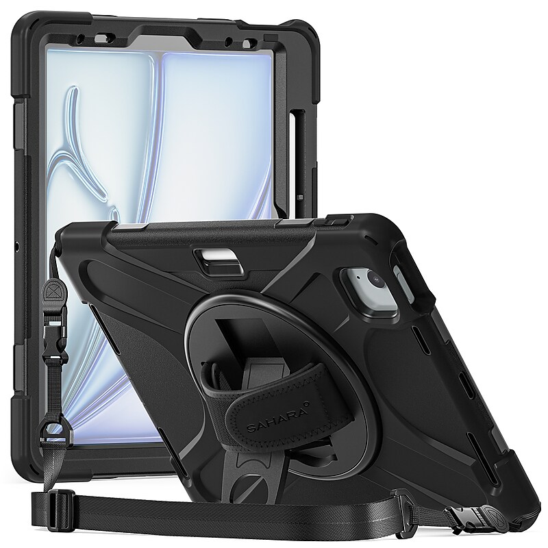 SaharaCase Raider-X Series Heavy Duty Case for iPad Air 11" (M3/M2), Scorpion Black (TB00423) image 1