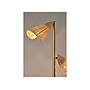 Adesso Cove 62.75" Antique Brass Floor Lamp with 2 Irregular Shades (5114-21)~#|#~BF7DE56C-0A95-4C22-98D3C7FC06F83CBB_sc7
