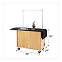 Diversified Woodcrafts Mobile Science Laboratory Rectangular Demo Unit, 48" x 24", Black (4121K)~#|#~BF82E396-61EA-4785-A23C1E19DA91834E_sc7
