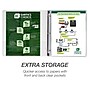 Samsill Earth's Choice Plant-Based  Durable 1/2" View Binder, 3-Ring , Made in USA, White (18917)~#|#~BF875982-EC2D-44FA-9DE0022B7805744A_sc7