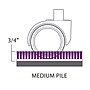 E.S. Robbins Game Zone Chair Mat, 42" x 46", Black~#|#~BF881D9A-2B75-4300-9ED6DA4A4D7933F9_sc7
