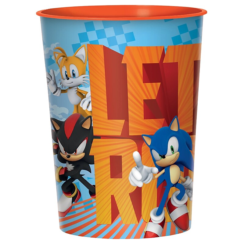 Party City Sonic the Hedgehog Favor Cup, 16 oz. (AM422837) image 1