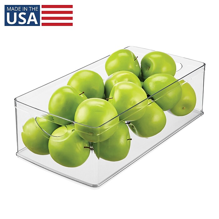 INN'S 1.0 16体セット iDESIGN Large Stackable Plastic Storage Bin with Handles, 5