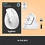 Logitech Lift for Business Wireless Ergonomic Vertical Optical Bluetooth & USB Mouse, Off-White (910-006469)~#|#~BF8D77C5-8304-4D31-939E68F97A0F7B00_sc7