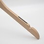 Nahanco Wood Clothes Hangers, Raw Wood, 100/Carton (21517BH)~#|#~BF8EF115-93DB-43F1-BC3C359C42F83118_sc7
