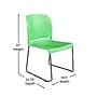 Flash Furniture HERCULES Series Plastic Contoured Stacking Chair, Green/Gray (RUT238AGN)~#|#~BF9640CF-F713-4EE3-8C5BBFA8745799F4_sc7