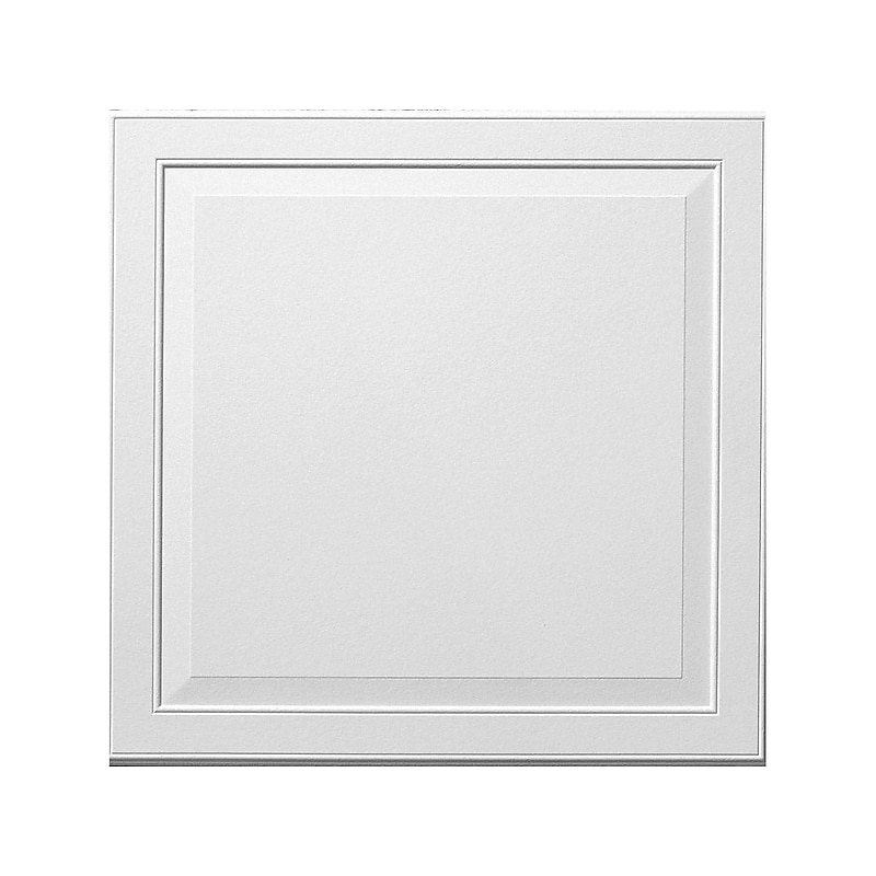 Armstrong LEDGES Tegular Edge Ceiling Tile, 24" x 24", White, 8/Carton (BP8013A) image 1