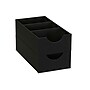 Household Essentials 3-Compartment Drawer Organizers, Black Linen, 2/Pack (7676-1)~#|#~BF9A2459-F4A1-4898-87031A134252B2E7_sc7