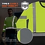 Ergodyne GloWear 8369BK High Visibility Long Sleeve Black Bottom T-Shirt, ANSI Type R Class 3, Lime, X-Large (22205)~#|#~BF9B1FFC-F9DC-433D-97606776B664D151_sc7