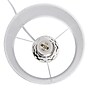 Simple Designs Whimsical Wave 13.4" LED Table Lamp, Chrome Base/White Shade (LT2123-CHR)~#|#~BF9E564B-EAF4-476A-885DD165C320A287_sc7