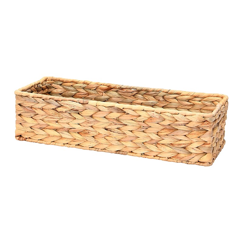 Household Essentials Woven Storage Wicker Basket, Natural (ML-6691) image 1