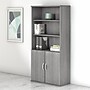 Bush Business Furniture Studio C 5 Shelf Bookcase, Platinum Gray (SCB136PG)~#|#~BFA56A9C-5C47-499A-80B2DB8D78EA1CDE_sc7
