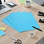 Staples Brights Multipurpose Paper, 24 lbs., 8.5" x 11", Blue, 500/Ream (20101)~#|#~BFA64C89-1F7C-4DCB-9CFA53AB4F210C68_sc7