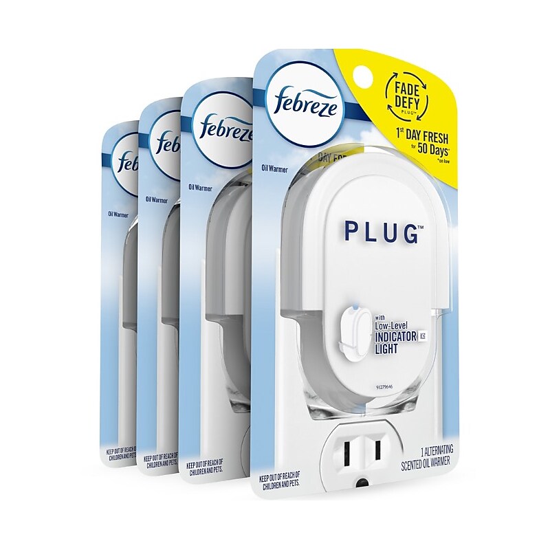 Febreze Plug Electric Oil Warmer, 4/Carton (68232) image 1