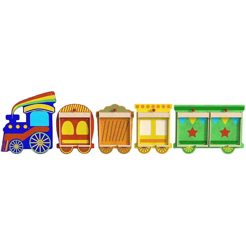 Flash Furniture Bright Beginnings Train STEAM Wall System (MK-ME06486-GG) image 1