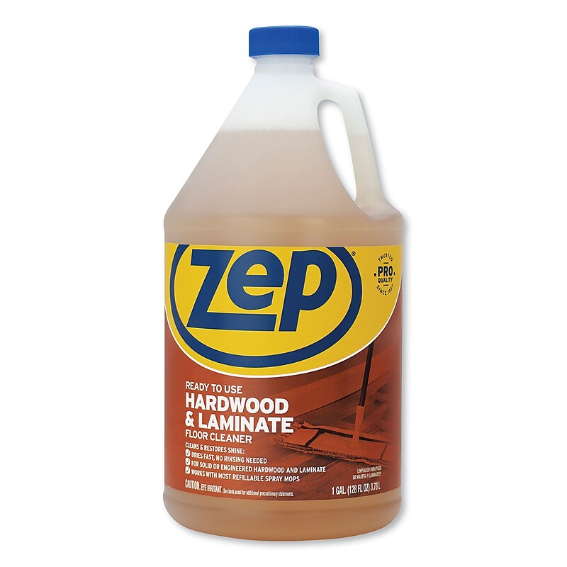 Zep Hardwood & Laminate Finish, Unscented, 128 Oz. (ZUHLF128) image 1