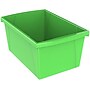 Storex Plastic Medium Classroom Storage Bin, 16.75"x 11.87"x 8.28", Green, Pack of 2 (STX61485U06C-2)~#|#~BFAE1324-1D5D-407F-9F83E5C9227B6717_sc7