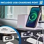 Mount-It! 47"W Electric Adjustable Standing Desk Converter with Dual Monitor Mount and USB Charging Port, Black (MI-8054)~#|#~BFB181ED-8BC5-443C-B38BC5C8BEED7BC1_sc7