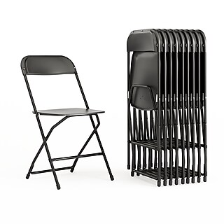 Staples Metal Office Stacking Folding Chair Taupe 4 Pack 51503 Staples