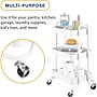 Whitmor 3-Shelf Metal Mobile Kitchen Cart with Lockable Wheels, White (6055-11631-WHT)~#|#~BFB5ED73-11F0-4397-8F5D156E1BDDEDC4_sc7