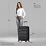 DUKAP Rodez 24" Hardside Suitcase, 4-Wheeled Spinner, TSA Checkpoint Friendly, Black (DKROD00M-BLK)~#|#~BFB61740-A27D-4E94-8B1051C9C6EC324F_sc7