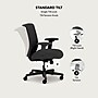 HON Convergence Fabric/Mesh Task Chair, Gray Pattern (HONCMY1AAPX25)~#|#~BFB70F72-5545-4156-AB54FD6876984DE3_sc7