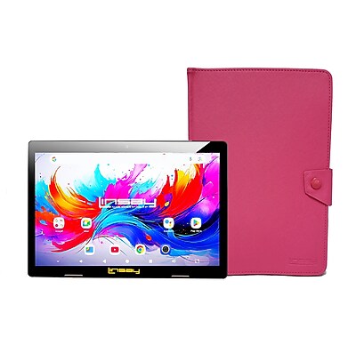 LINSAY F10 Series 10.1″ Tablet, Wi-Fi, Octa Core, 256GB eMMC, Android 15, Pink Glaze Marble Case (F10IPGCPINKPLUS) Sansujyuku sansujyuku.com
