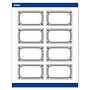 Avery Silver-Metallic Black Matte Blank Card, White, 80/Pack (S00-FK9)~#|#~BFC264FA-554C-4D62-BA50362EA16047EA_sc7