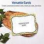 Avery Rectangle Rounded Corners Matte Blank Card, White, 20/Pack (19479370983)~#|#~BFC32A5E-3D5F-40A7-B9FC83C72ABED3C1_sc7