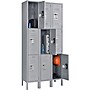 Global Industrial Infinity 78"H 3-Tier 3-Column Storage Locker, Gray (493424GY)~#|#~BFC8FB5D-0174-4269-A5DB60A2FD6CDA3A_sc7