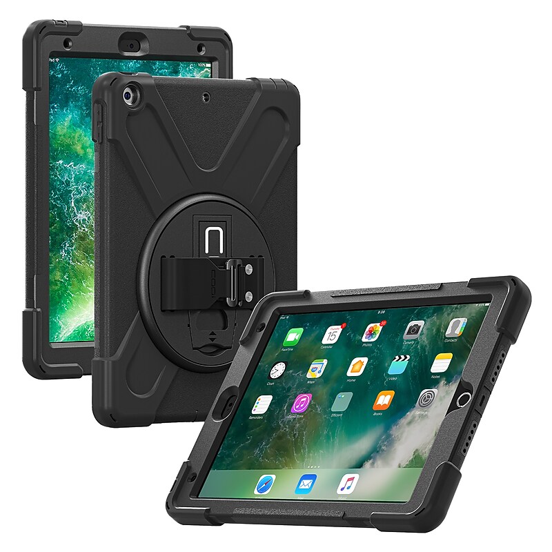 CODi Rugged Polycarbonate Case for 9.7" iPad Gen 5/6, Black (C30705030) image 1