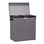 Household Essentials Collapsible Laundry Sorter with Lid and 2‑Compartment Hard‑Sided Hamper, Gray (HH5622)~#|#~BFD51905-F9E3-4BB9-9A1135A3B1398FAA_sc7