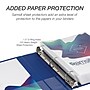 Samsill Durable 1.5" View Ring Binders, D-Ring, Made in USA, Assorted Fashion Colors, 4/Pack (MP46459)~#|#~BFD5DAF7-C62B-4B76-8BBC72364A0F3F67_sc7