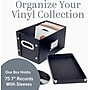 Snap-N-Store Vinyl Record Storage Container, Paperboard, Black (SNS02079)~#|#~BFDC7357-CA80-4455-A72F3D02417FDF12_sc7