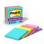 Post-it Super Sticky Notes, 3" x 3", Supernova Neons Collection, 90 Sheet/Pad, 5 Pads/Pack (654-5SSMIA)~#|#~BFDF1A3E-7119-4F7E-8F987BDB0E8C04E5_sc7