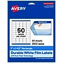 Avery Rectangle Laser/Inkjet Multipurpose Labels, White, 50 Labels/Sheet, 50 Sheets/Pack (19479311245)~#|#~BFE0EB8B-965F-4189-A6C18D7269E28AC1_sc7