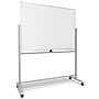 TRU RED™ Magnetic Painted Steel Mobile Dry Erase Board, Aluminum Frame, 4' x 3' (TR62619)~#|#~BFE975B8-DAE6-4485-B63B0AA83B2967B1_sc7