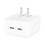 Apple 35W Dual USB-C Port Compact Power Adapter for MacBook Air, White (MW2H3AM/A)~#|#~BFEA2088-4CF2-4C9D-925544BC042B10A5_sc7