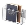 iDESIGN Magnetic Plastic Storage Bin, 6.25" x 3"x 11", Clear, 4/Pack (28111M4)~#|#~BFEAEF46-4A76-4AA7-AB6E16DAE4776B4A_sc7