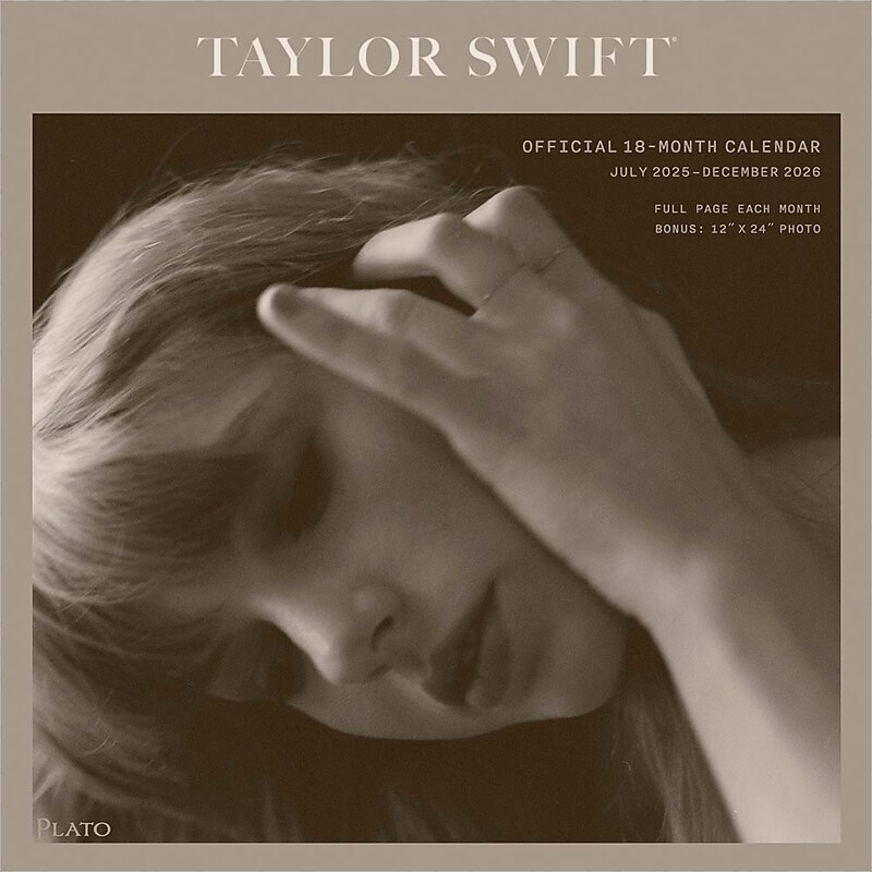 2025-2026 Plato Taylor Swift 12" x 12" Academic Monthly Wall Calendar  (9798330707720) image 1