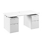 Bush Business Furniture Stratus 60"W Electric Rectangular Adjustable Standing Desk with Drawers, White (SUT009WH)~#|#~BFF11CE4-30A1-4471-8CB1FD72CA19D6BE_sc7