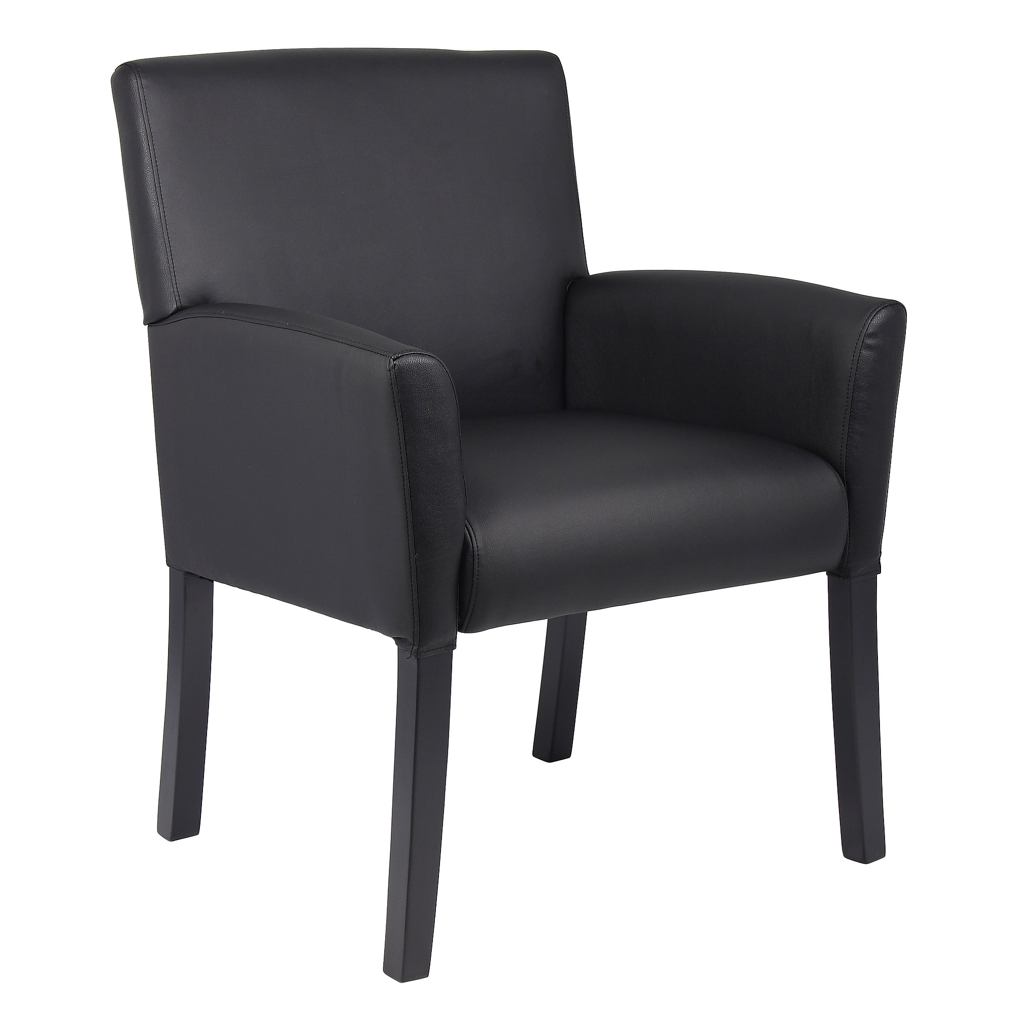 Boss Office Products Vinyl Guest Chair, Black (B639-BK) Sansujyuku sansujyuku.com