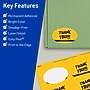 Avery Laser/Inkjet Oval Multipurpose Labels, 2" x 3-1/3", Bright Yellow, 160/Pack (94056)~#|#~BFF938B9-DE31-4920-B22D51EF8DA21204_sc7