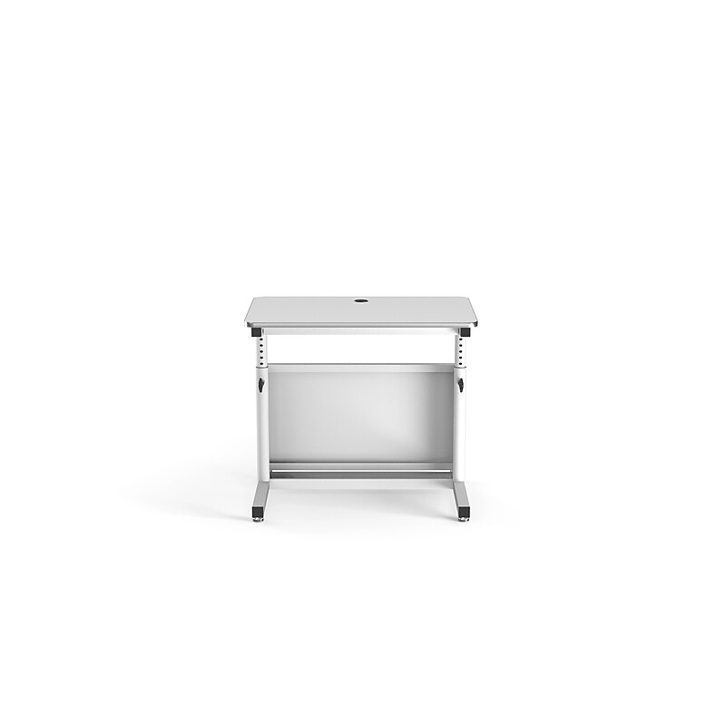 VersaDesk Deluxe 36"W Manual Adjustable Standing Computer Table, White (CTL3624-WW) image 1