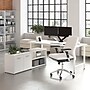 Bush Business Furniture Hustle 72"W Computer Desk and Low Storage Cabinet with Doors and Shelves, White (HUS012WH)~#|#~BFFD78D6-0E36-4185-B7CC413B8A4CC425_sc7