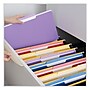 Universal File Folder, Letter Size, Violet, 100/Box (UNV12305)~#|#~C001C360-209D-4E45-95E3717CF5C8FE2C_sc7