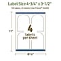 Avery Dissolvable Decorative Edge Multipurpose Labels, 4.75" x 3.5", Off-white, 100/Pack (94600)~#|#~C0060AB5-E45E-4EA0-92C7418F365EF7A6_sc7