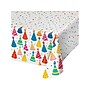 Creative Converting Hats Off Birthday Tablecloth, Multicolor, 3/Pack (DTC372506TC)~#|#~C007A286-246B-433D-A973CB96D8B71525_sc7