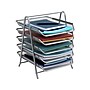 Mind Reader 5-Tier Stackable Paper Desk Tray Organizer, Metal, Silver (5TPAPER-SIL)~#|#~C007D451-521D-4CAA-95FEB704810BBE7E_sc7